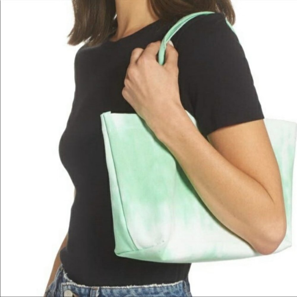 Bp. Tie Dye Small Tote - Green - NWT